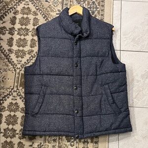 Banana Republic Dark Blue Puffer Vest
